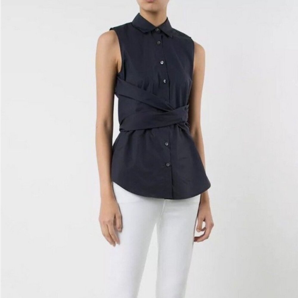 Derek Lam 10 Crosby Twist Front Top